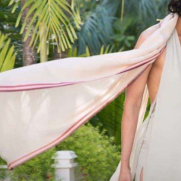 India Hicks Pink Sands Scarf - NEW - Picture 4 of 4